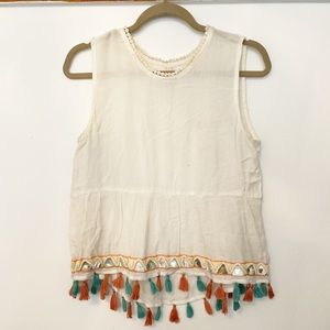 Babydoll fringe top by RAGA